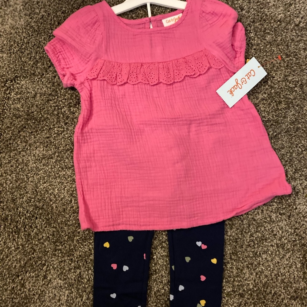 NWT 2T Cat & Jack 2 piece Toddler girls outfit